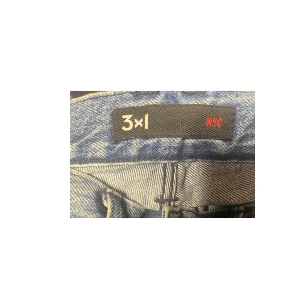 3x1 Straight Cropped Fringe Jeans - Picture 5 of 5